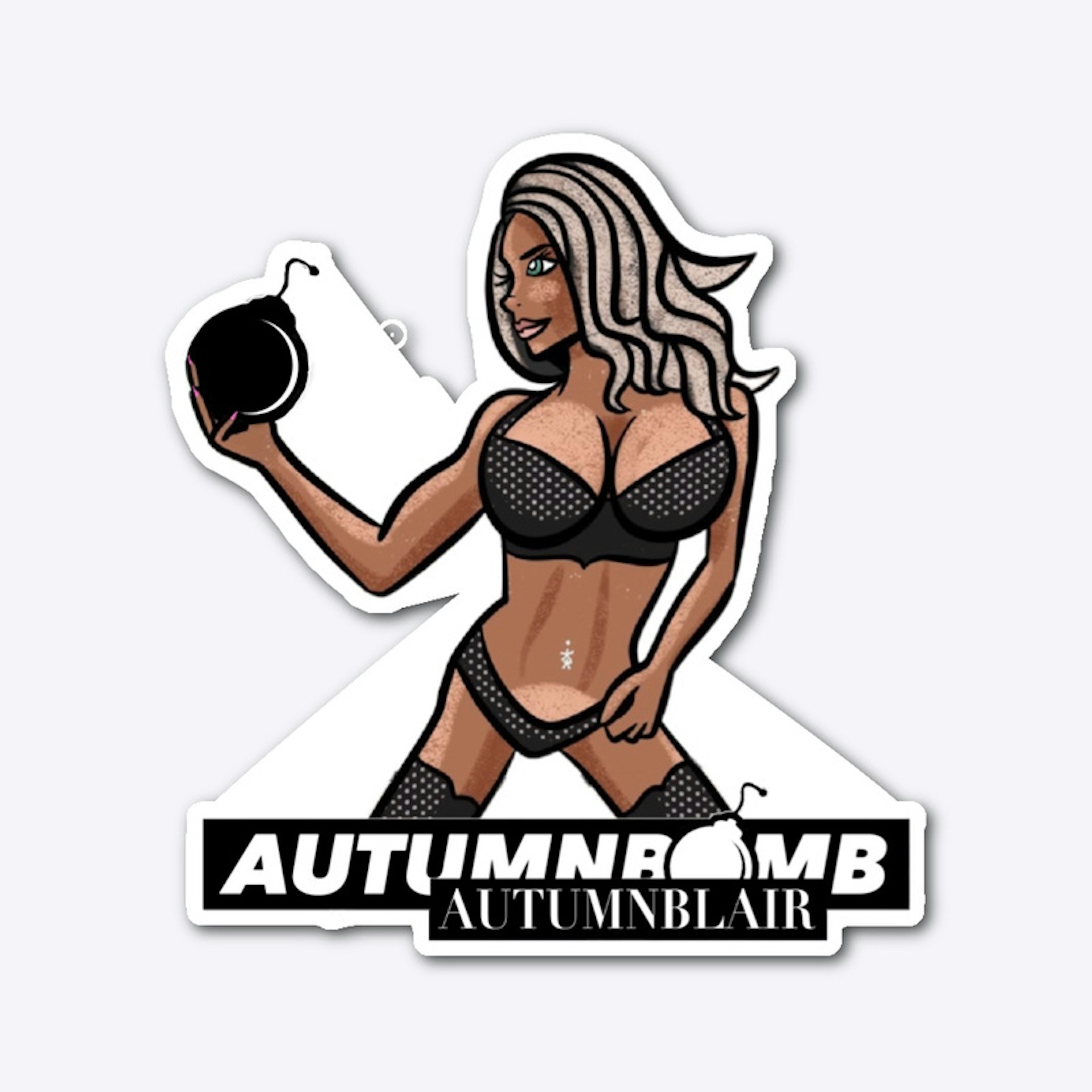 AutumnBomb Logo (Black)